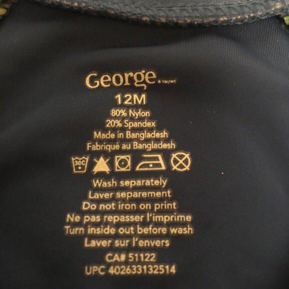George Sea Turtles Rash guard Swimsuit 12M - Picture 4 of 4